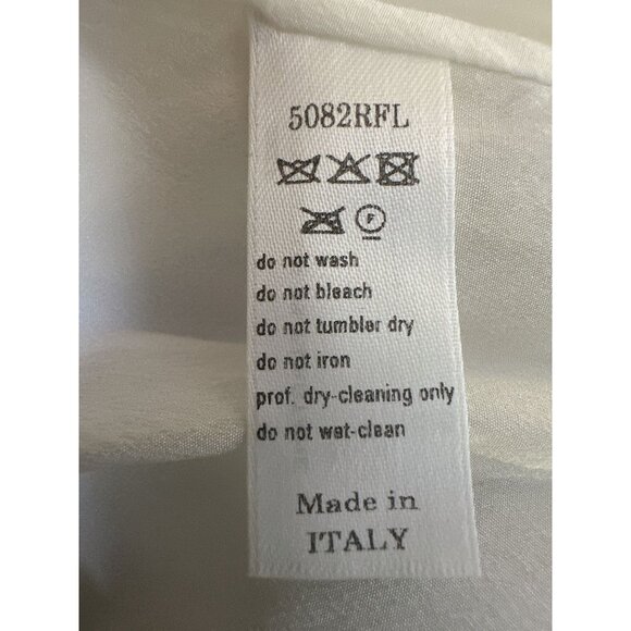 Carolina Herrera Mint Abstract Print Dress w/Yellow & Green Accents Size 8 - Picture 10 of 10